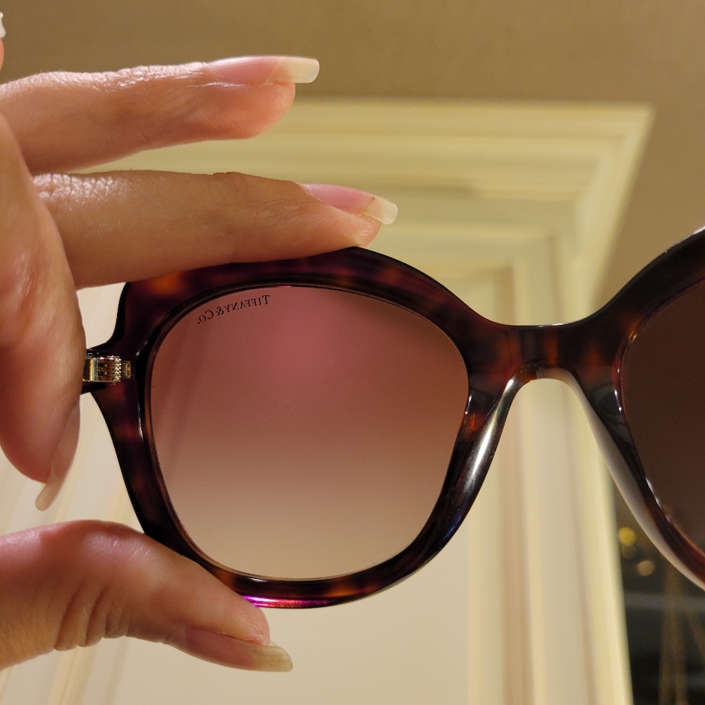 Tiffany & Co Paper Flower Sunglasses TF4154 00B - Picture 13 of 15
